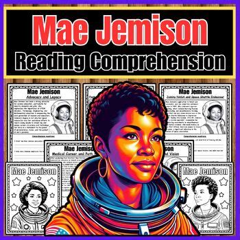 Black History Women S History Reading Comprehension Mae Jemison