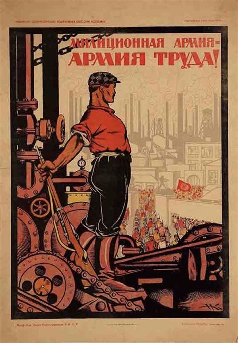 Army Of Workers By Nikolai Kochergin 1920 Tony Scanlon Original Posters