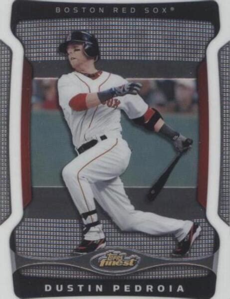 2009 Topps Finest 15 Dustin Pedroia For Sale Online EBay