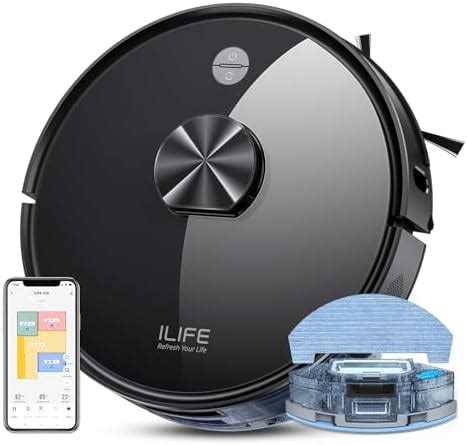 Ilife A Robot Vacuum And Mop Combo Lidar Navigation Pa Suction