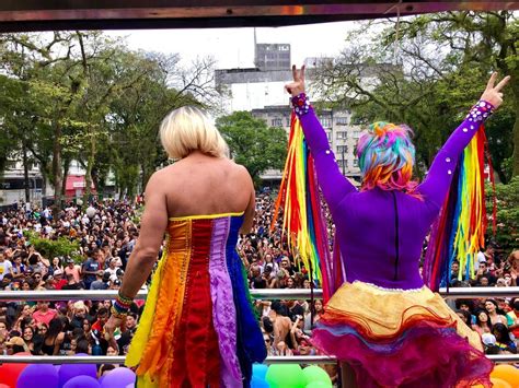 2ª Parada Do Orgulho Lgbt Agita E Lota O Centro De Santos Sp Santos E Região G1