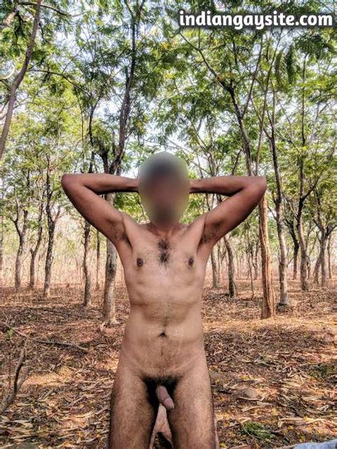 Indian Gay Porn Hot And Sexy Desi Hunk Exposing His Naked Body In A Forest Indian Gay Site