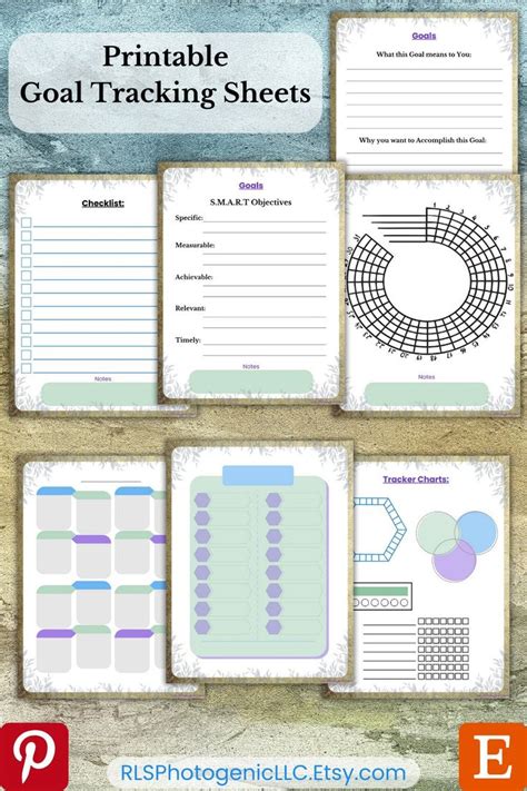 Junk Journal Printable For Goal Setting