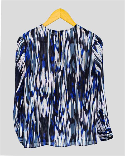 Blusa Manga Larga Liviana Vince Camuto De Mujer Talle Xs Urban Luxury