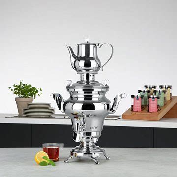 BEEM Samowar Rebecca 5l 1800W Edelstahl mit Dispenser, 5 l, 1800 W ...