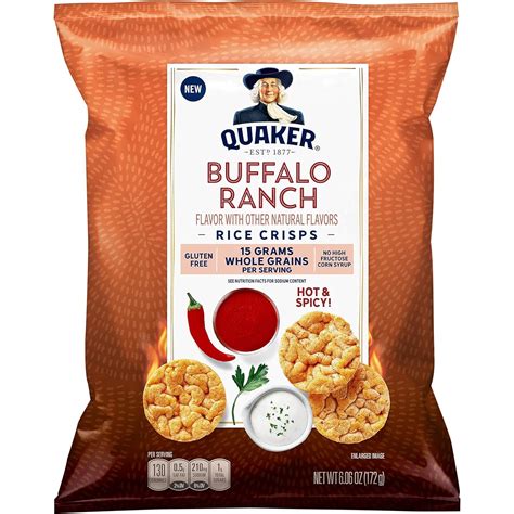 Quaker Buffalo Ranch Rice Crisps 6 06oz Bag Philippines Ubuy