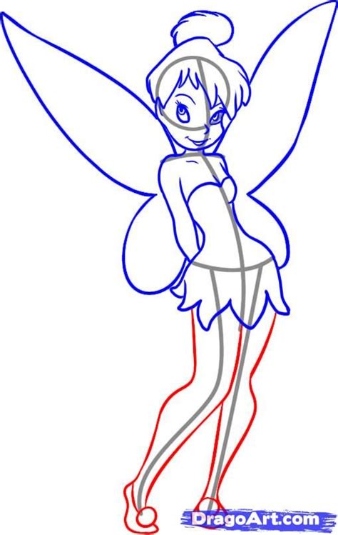 Tutorials On How To Draw Tinkerbell The Things To Draw Journey