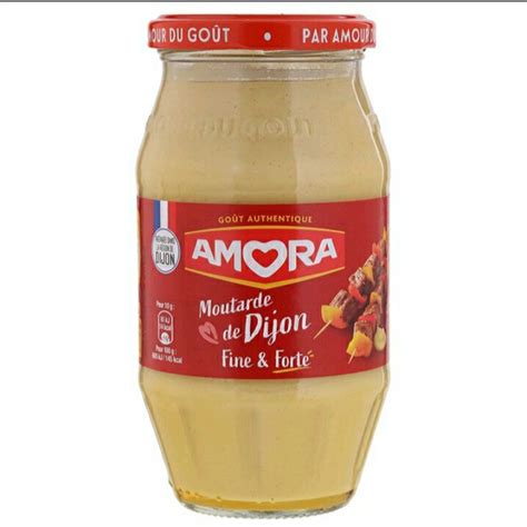 อะโมรา มัสตาร์ด Amora Moutarde De Dijon Fine Forte 430g Shopee Thailand