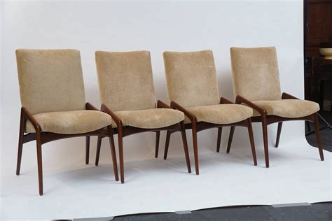 Set of 12 Mid-Century Modern Upholstered Dining Chairs at 1stDibs | mid ...