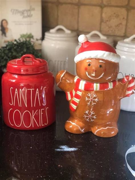 Gingerbread Man Cookie Jar Pairs Perfectly With Rae Dunn So Cute 11