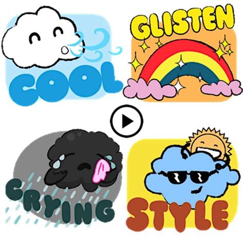 Animated Cute Weather Emoji by Hoang Trong