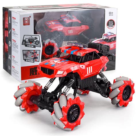 2 4G 4WD Electric Mini Radio RC Stunt Drift Car With Light Music