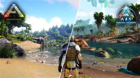 Ark Survival Evolved Vs Ark Survival Ascended Graphics Comparison Epic