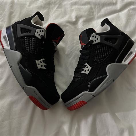 Jordan Retro Bred Unisex Size Like Depop