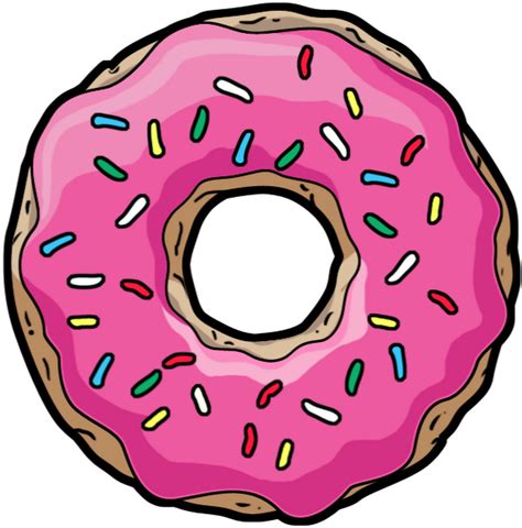 Thumb Image Homer Simpson Donut Png Clipart Full Size Clipart Images