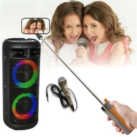 Enceinte Karaoke Mobile Sur Batterie Usb Bluetooth Enfant Party Alfa