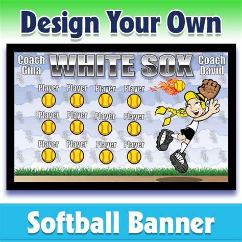 Start designing your softball banner with one of our templates and YOU ...