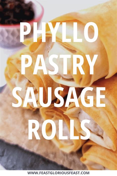 Filo Pastry Sausage Rolls