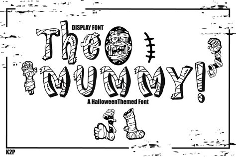 The Mummy Font By Ktwop · Creative Fabrica