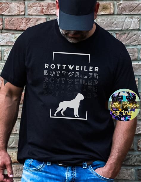 Rottweiler T Shirt Rottweiler Shirt Dog T Rottweilers Tee Dog Lover