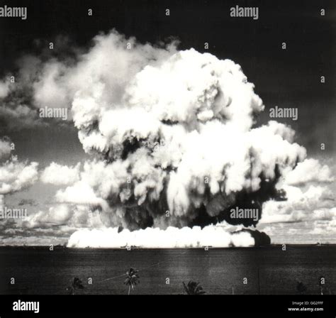 Atombombe Explosion Im Bikini Marshall Inseln 5 Juli 1947 Usa