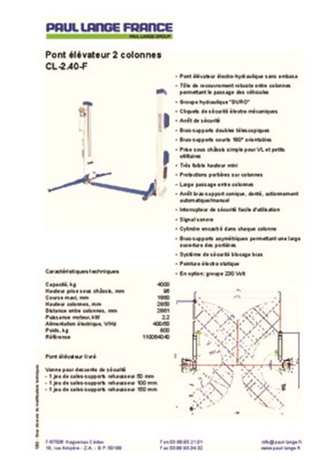 Montage Pont Elevateur Fog 449 Pdf Notice Manuel D Utilisation