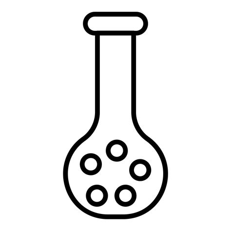 Volumetric Flask Icon Style Vector Art At Vecteezy