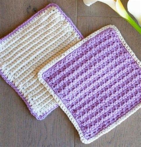 10 Marvelous Multipurpose Free Crochet Washcloth Patterns - CrochetKim™