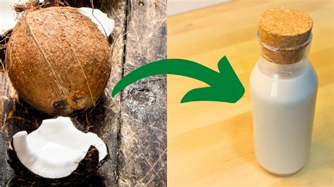 Como Hacer LECHE DE COCO Con COCO NATURALLeche De Coco CASERA Con