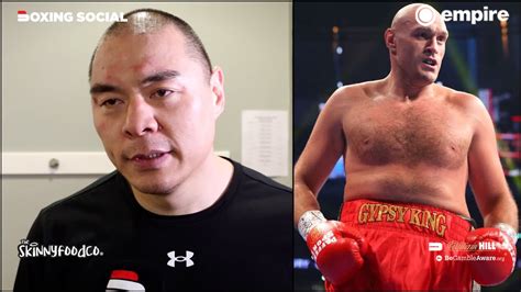 “tyson Fury In China ” Zhilei Zhang Reacts To Stopping Joe Joyce Calls Out Tyson Fury Youtube