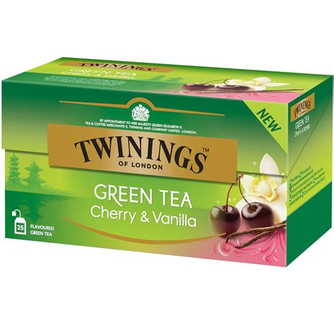 Ceai Twinings Verde Cu Aroma De Cirese Si Vanilie 25 Pliculete 42 5