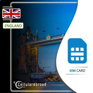 England SIM Card Plans with Data