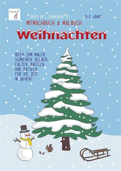 Vicky Bo S Zauberhaftes Mitmachbuch Und Malbuch Weihnachten Von