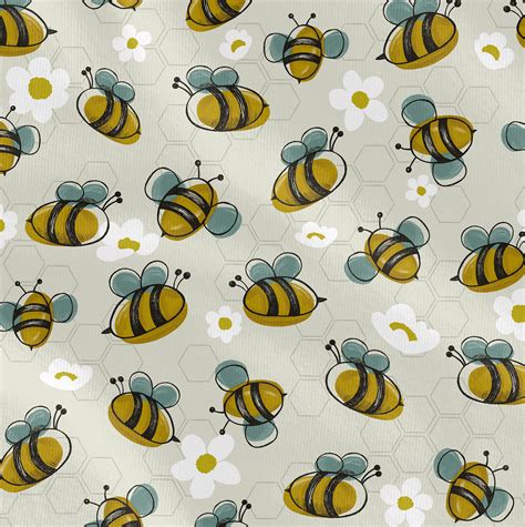 Busy Bee Cream Hopland Fabrics