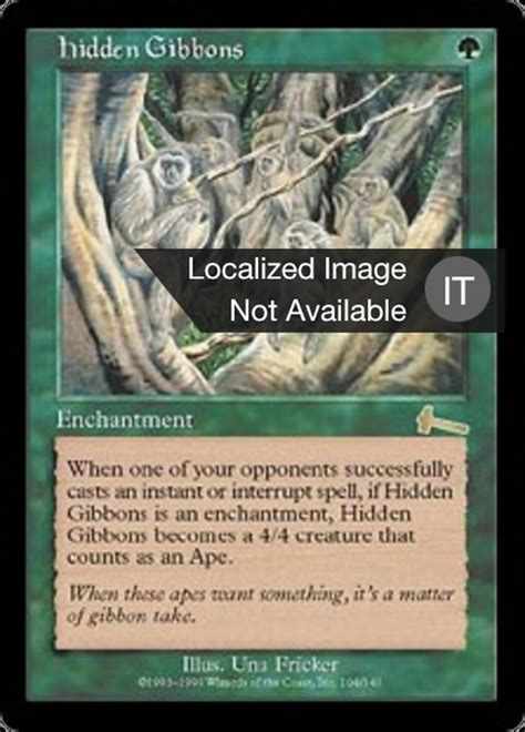 Hidden Gibbons · Urzas Legacy Ulg 104 · Scryfall Magic The