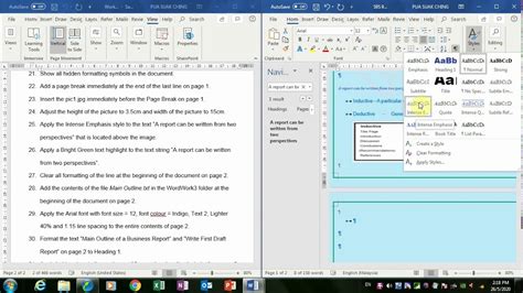 Ms Word Work 3 Section 2 Q17 31 Youtube