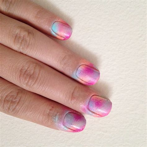 Pastel Rainbow Nails - Cindy's Cute Corner