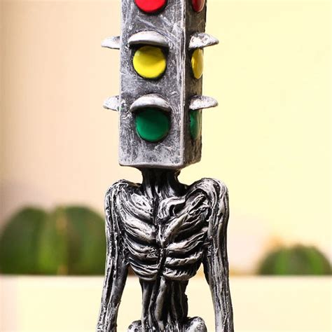 Traffic Light Head Toy Figure Action Scp Foundation Siren Etsy