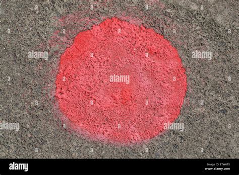 Red Paint Circle Hi Res Stock Photography And Images Alamy