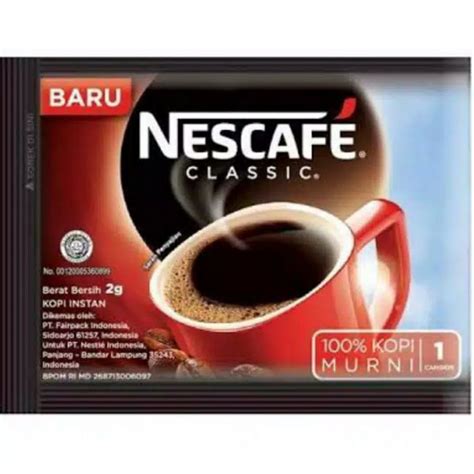 Jual Nescafe Classic Sachet Shopee Indonesia