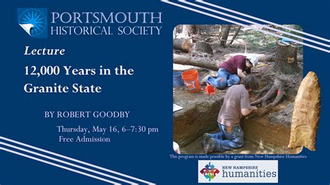 Lecture: 12,000 Years in the Granite State | Portsmouth Historical Society