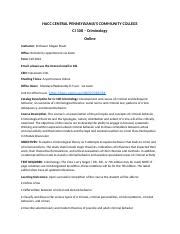 Criminology Online Syllabus Docx HACC CENTRAL PENNSYLVANIA S