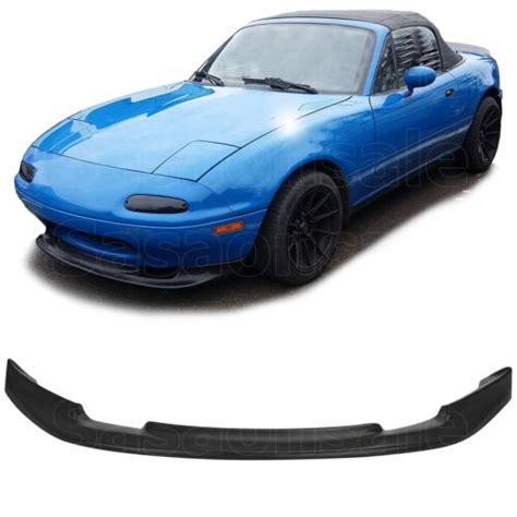 SASA Made For 90 97 Mazda Miata NA MX5 GV Style PU Front Bumper Lip