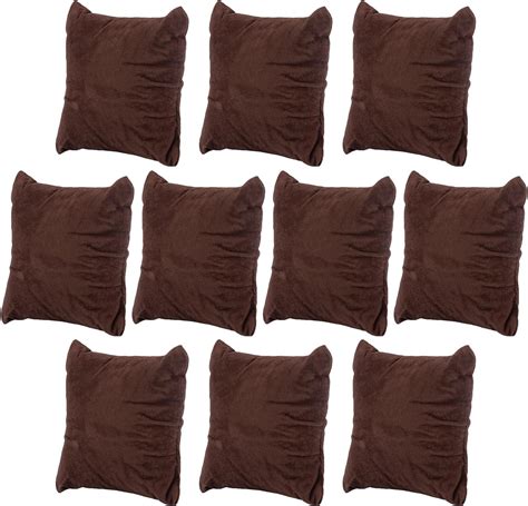 Amazon AUEAR 10 Pack Brown Velvet Watch Pillows Small Jewelry