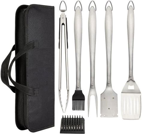 USTENSILE BARBECUE PLANCHA Ensemble D Outils De Barbecue En Acier