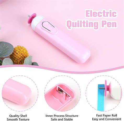 Electric Paper Quilling Tool Slotted Craft Tool Auto Winder Roll Pen