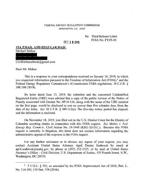 Third Determination Letter Foia R Pdf Secure The