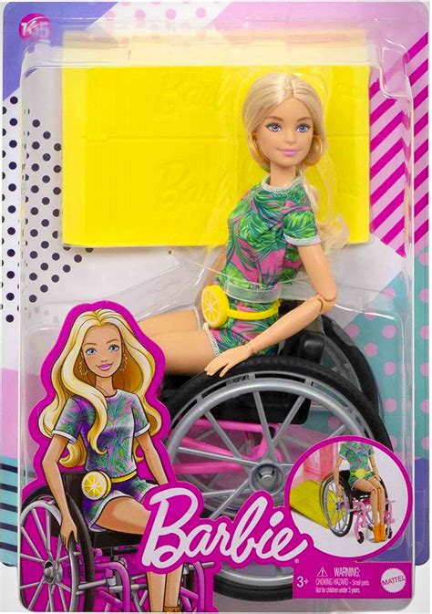 Lalka Barbie na wózku inwalidzkim rampa Humbi pl