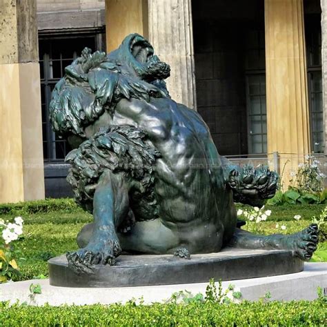 Hercules And The Nemean Lion Sculpture