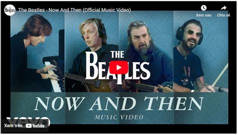 The Beatles - Now And Then (Official Music Video) - Pngdrop